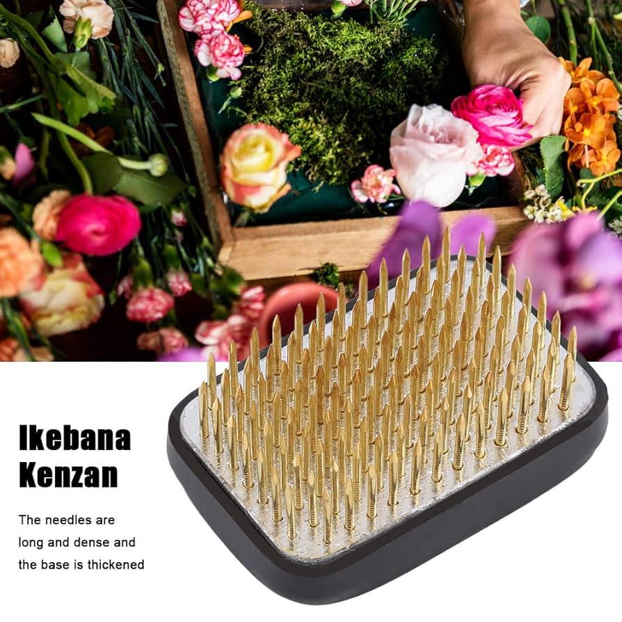 Ikebana Kenzan - Delaman Square Flower Arrangement Pin